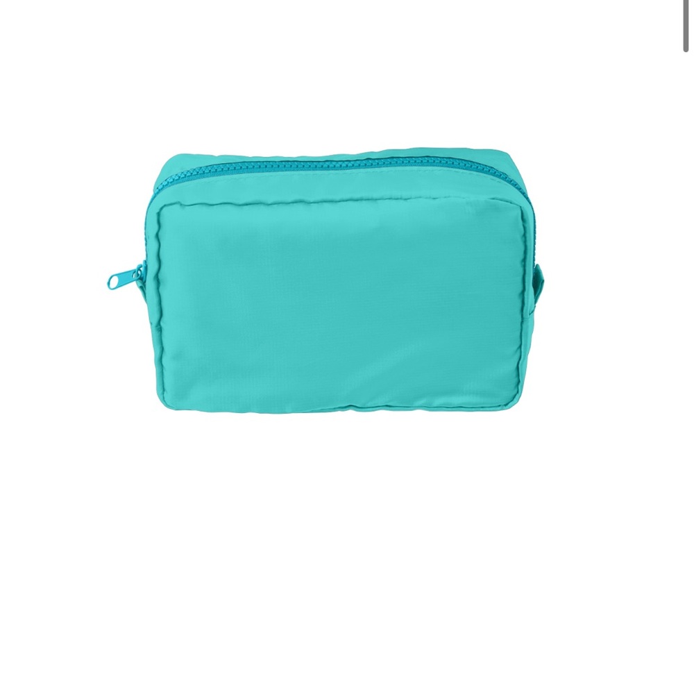 Port and Company Maui Blue Cosmetic Bag Minimalist Durable Design
